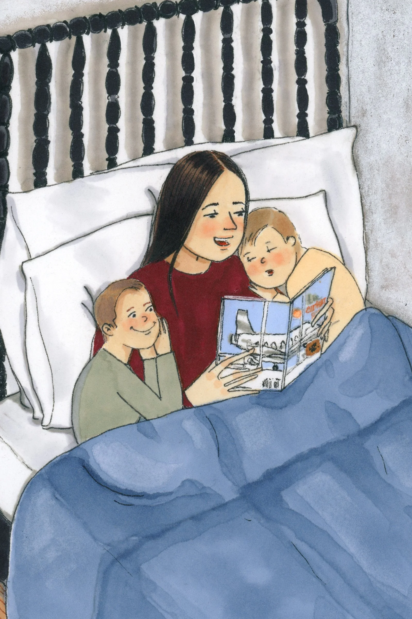 12月限定SALE! 原画『bedtime story, a.』 Bedtime Story art print by Amanda Oleander. — AMANDA OLEANDER